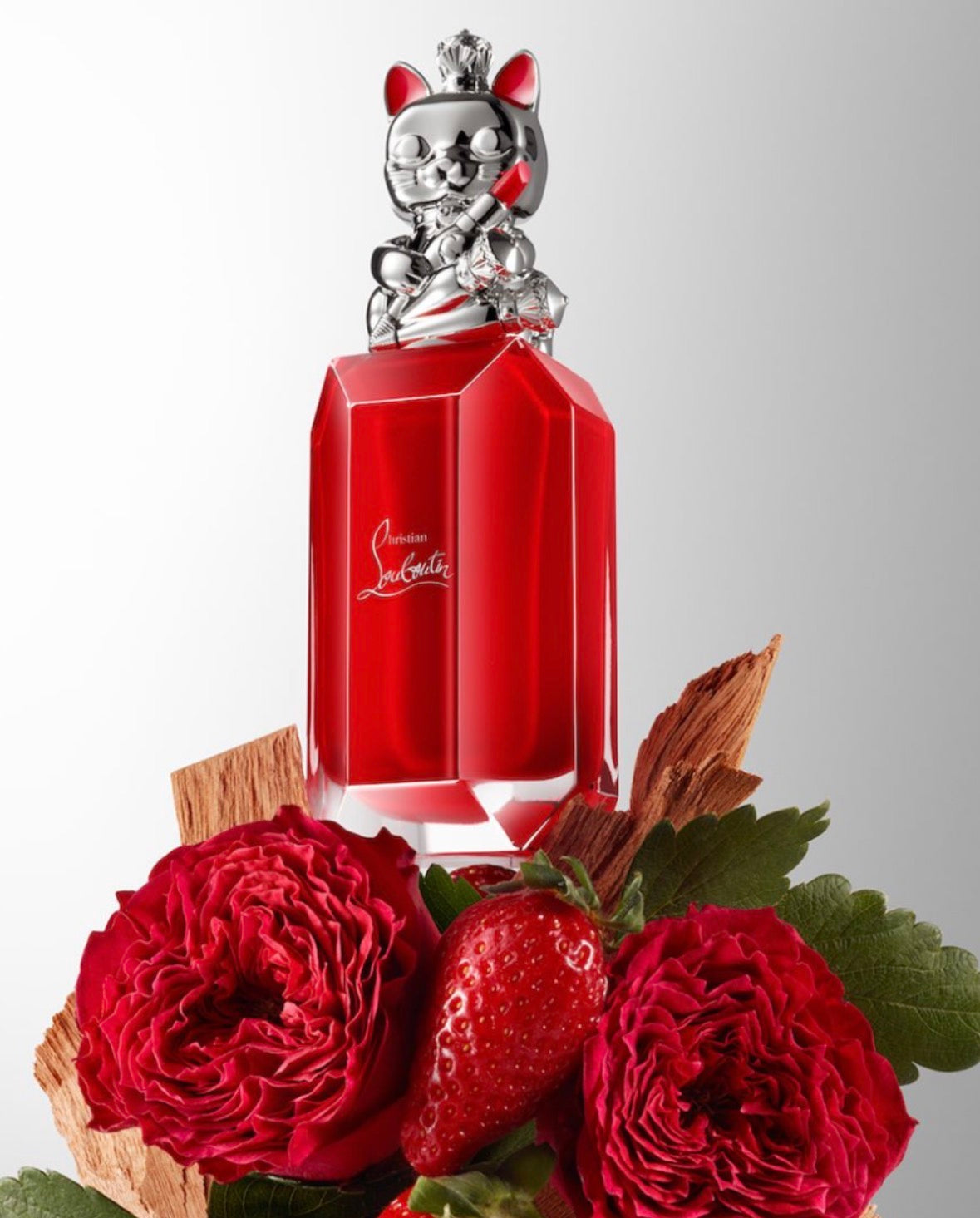 Christian Louboutin Loubidoo Eau de Parfum 90ml – Luxury Red Bottle w/ Cat Crown Cap