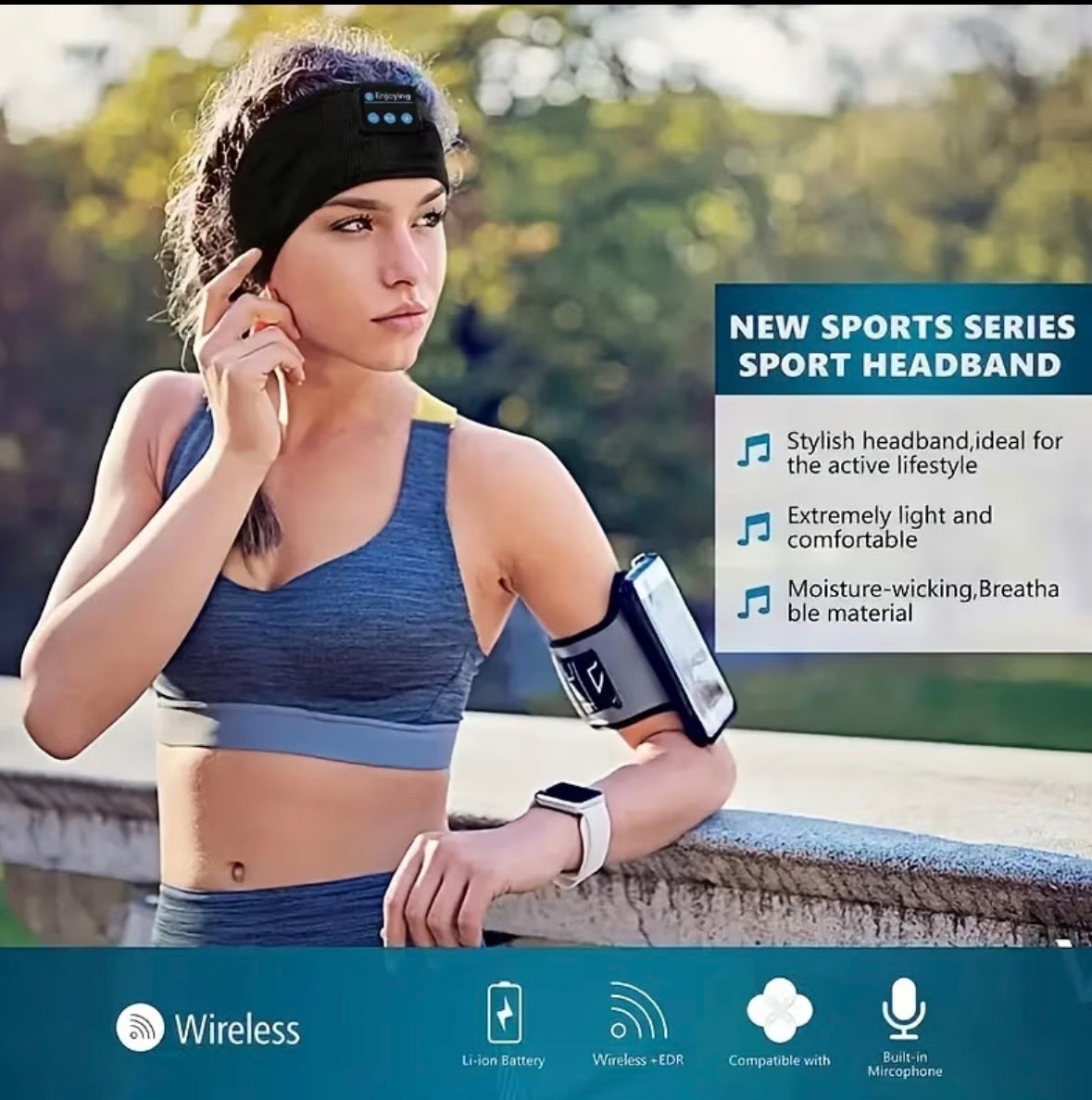 Music Sports and unity headband