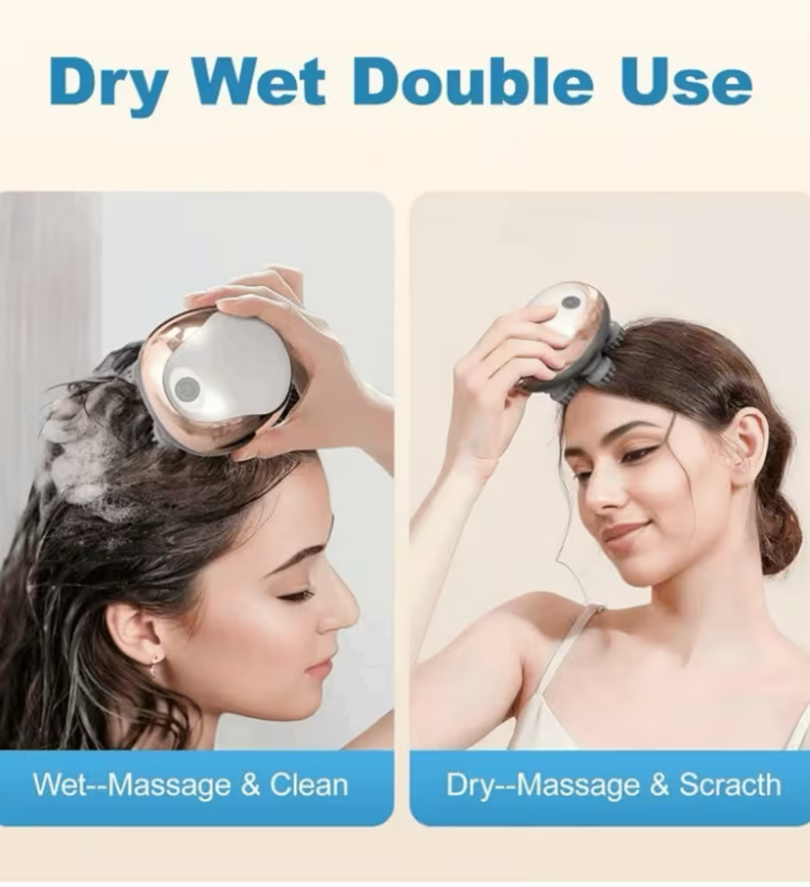 Useful hair/scalp massager