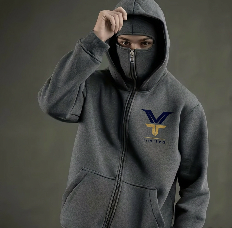 Sleek full zip hoodie